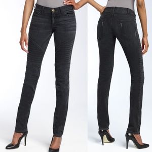 Current Elliott Moto Skinny Night Wash Jeans 25